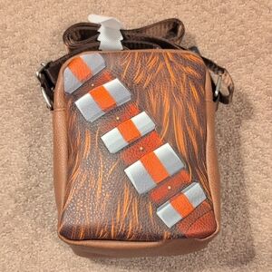 Star Wars Buckle-Down Brown Crossbody Bag NWT